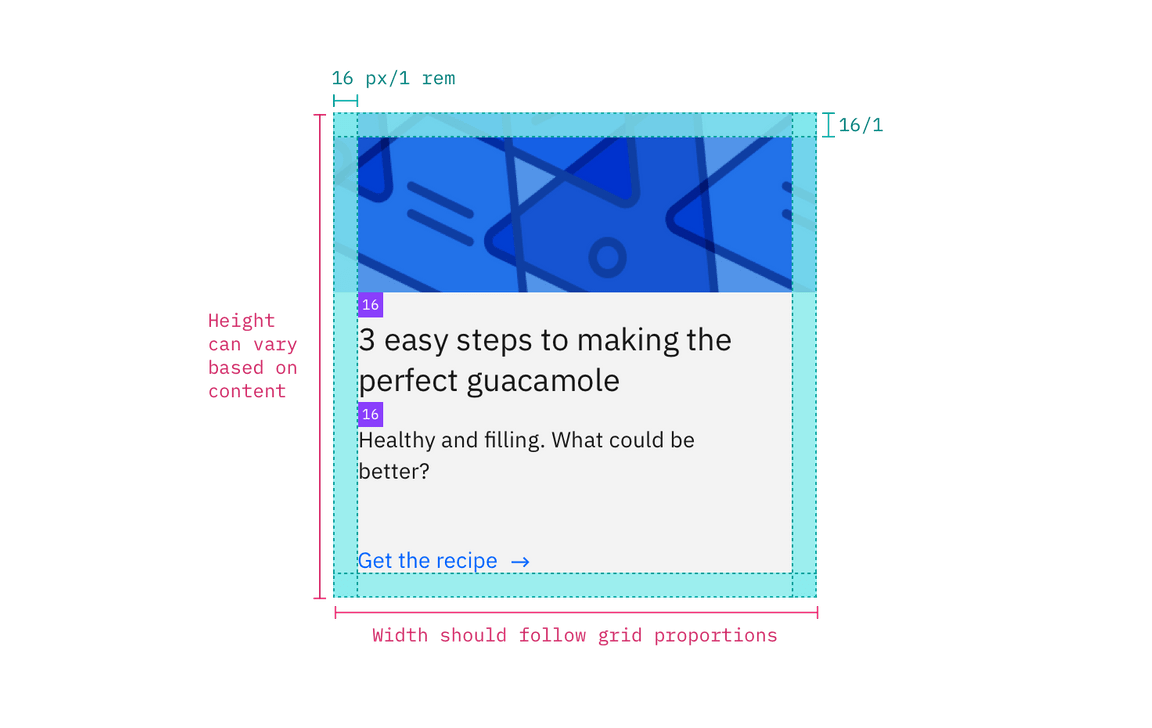 Structure and spacing measurements for tile